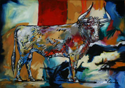 Click to see it big Bulle 160520, oil on canvas